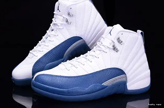 Cheap Husky Jordan mens Air 12 Blue